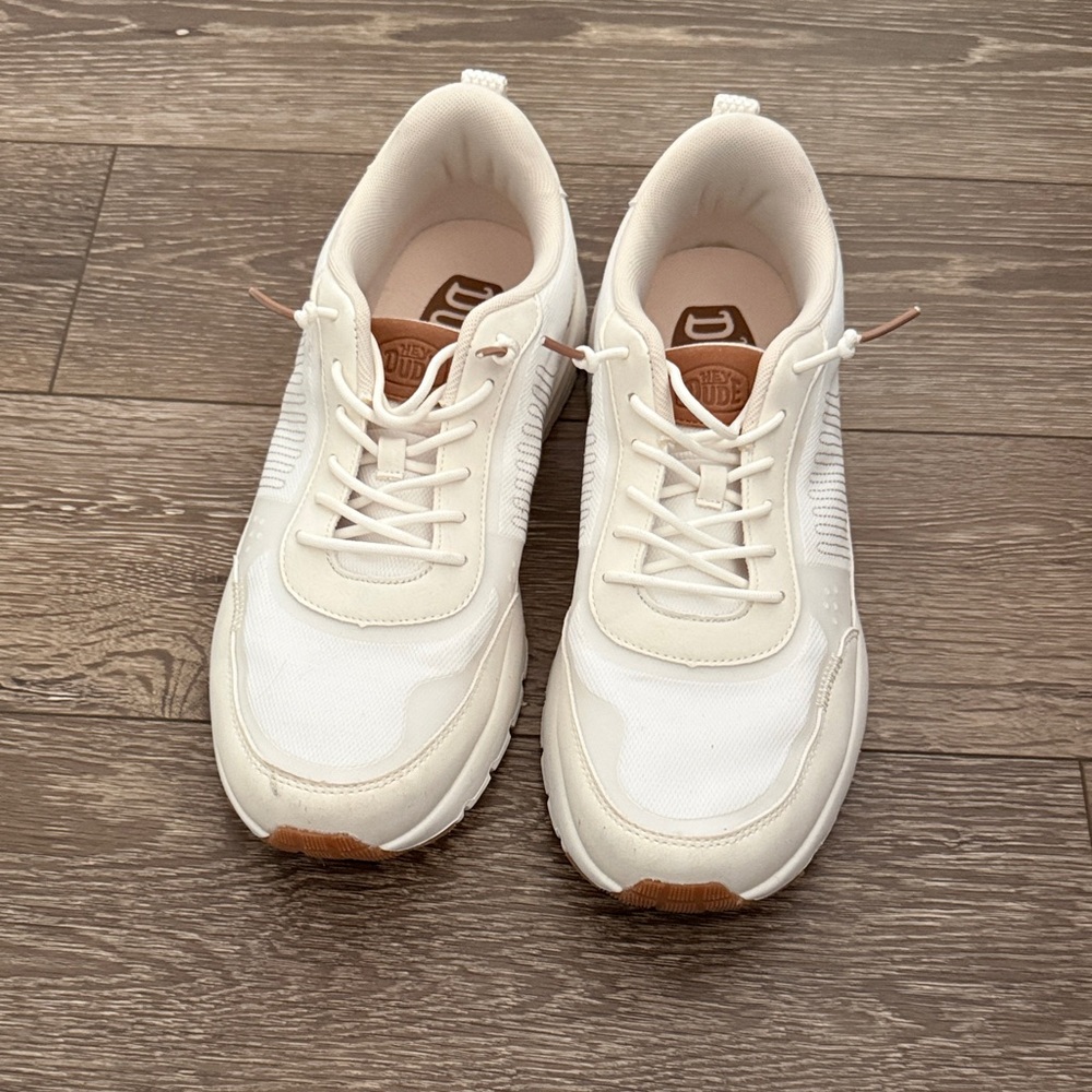 Hey Dude White Sneakers